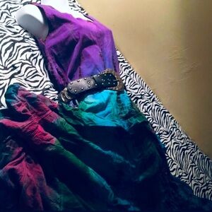 Beautiful multi color bohemian dyed dress